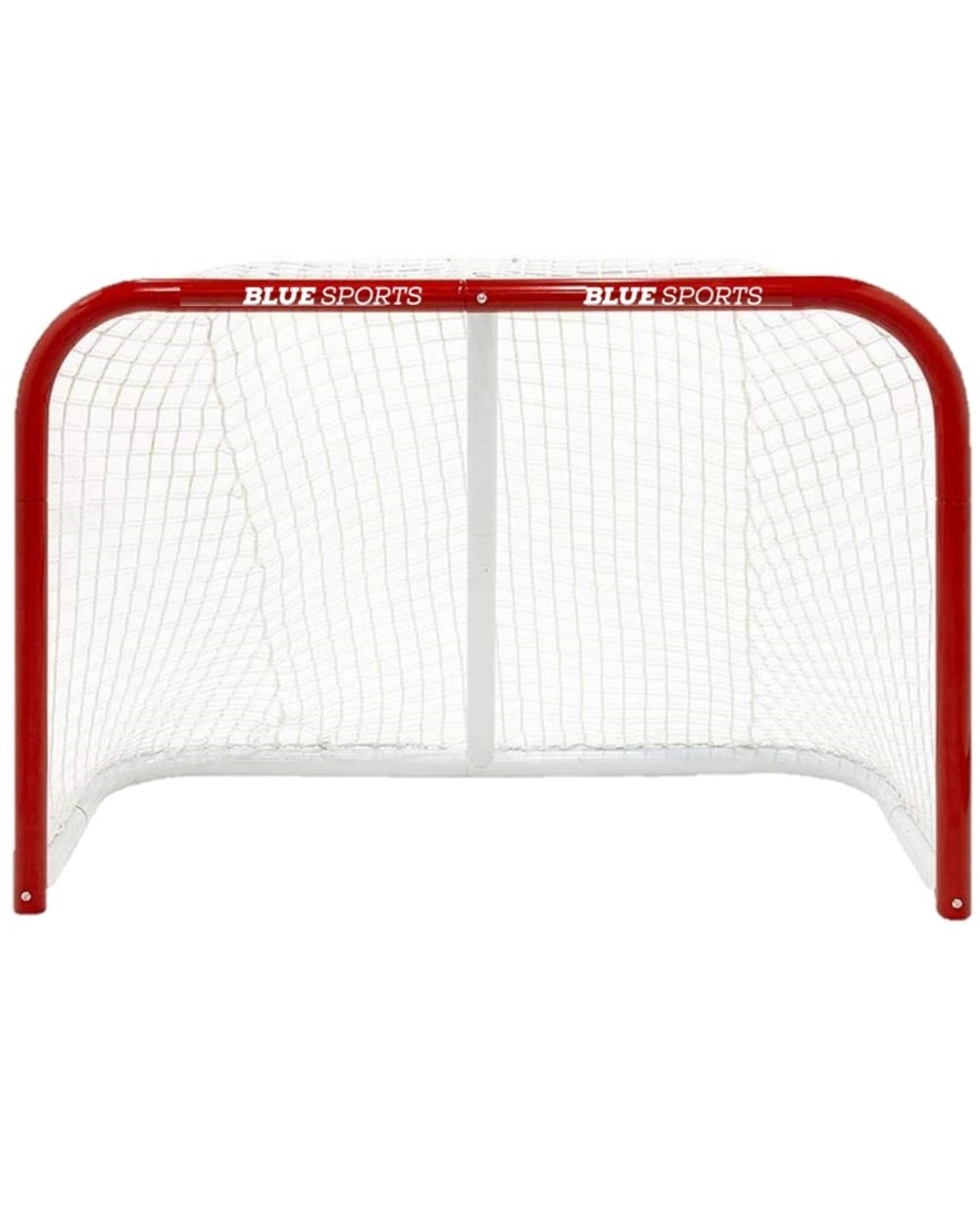 Blue Sports Novice Hockey Goal 48" x 36" - Red, front view