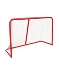 Blue Sports Senior Hockey Goal 72" x 48" - Red, front three-quarter view