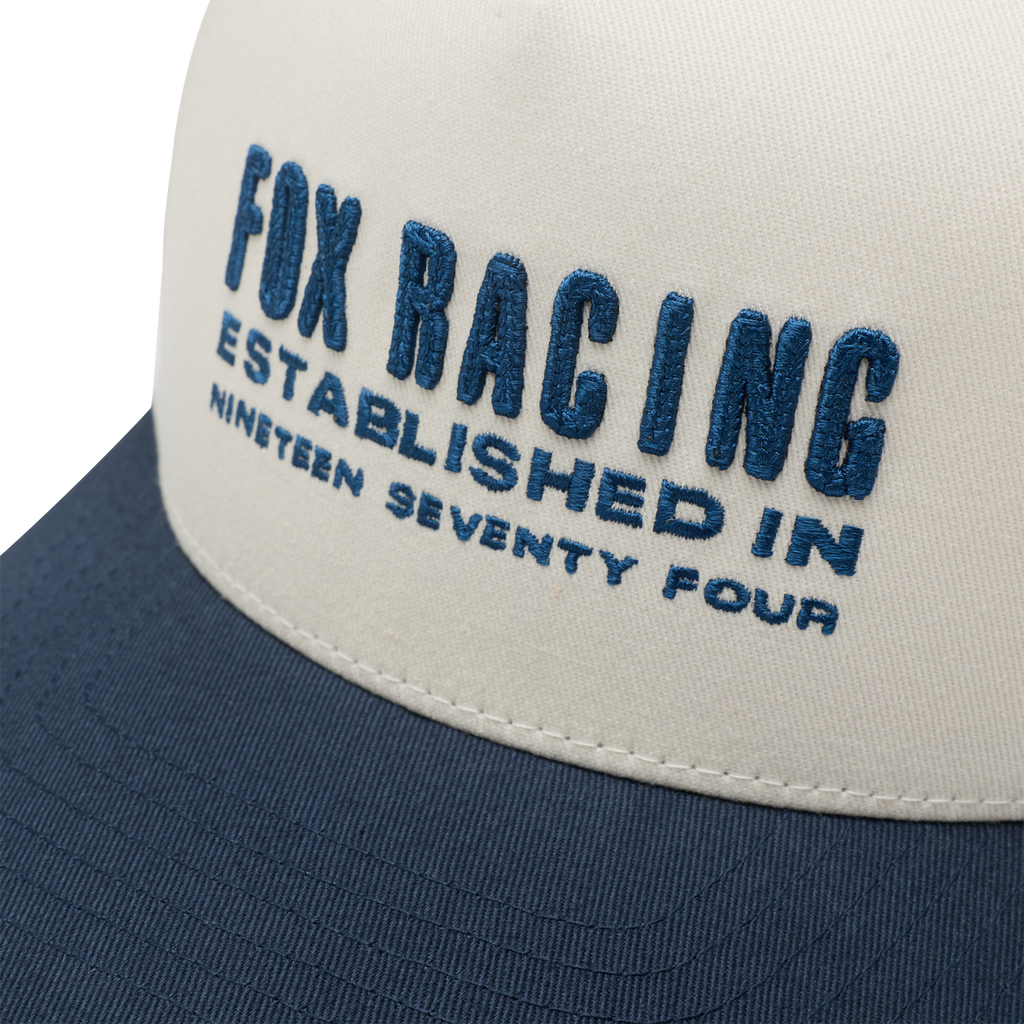 Fox Warped Snapback Hat - Natural - detail