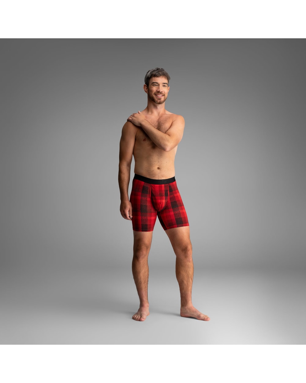 Bn3th Classic Icon Boxer Brief - Lumber Jack Plaid Red