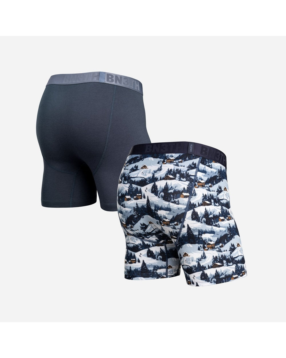 Bn3th Essentials Boxer Brief - 2 Pack - MIDNIGHT NAVY WINTER TOWN