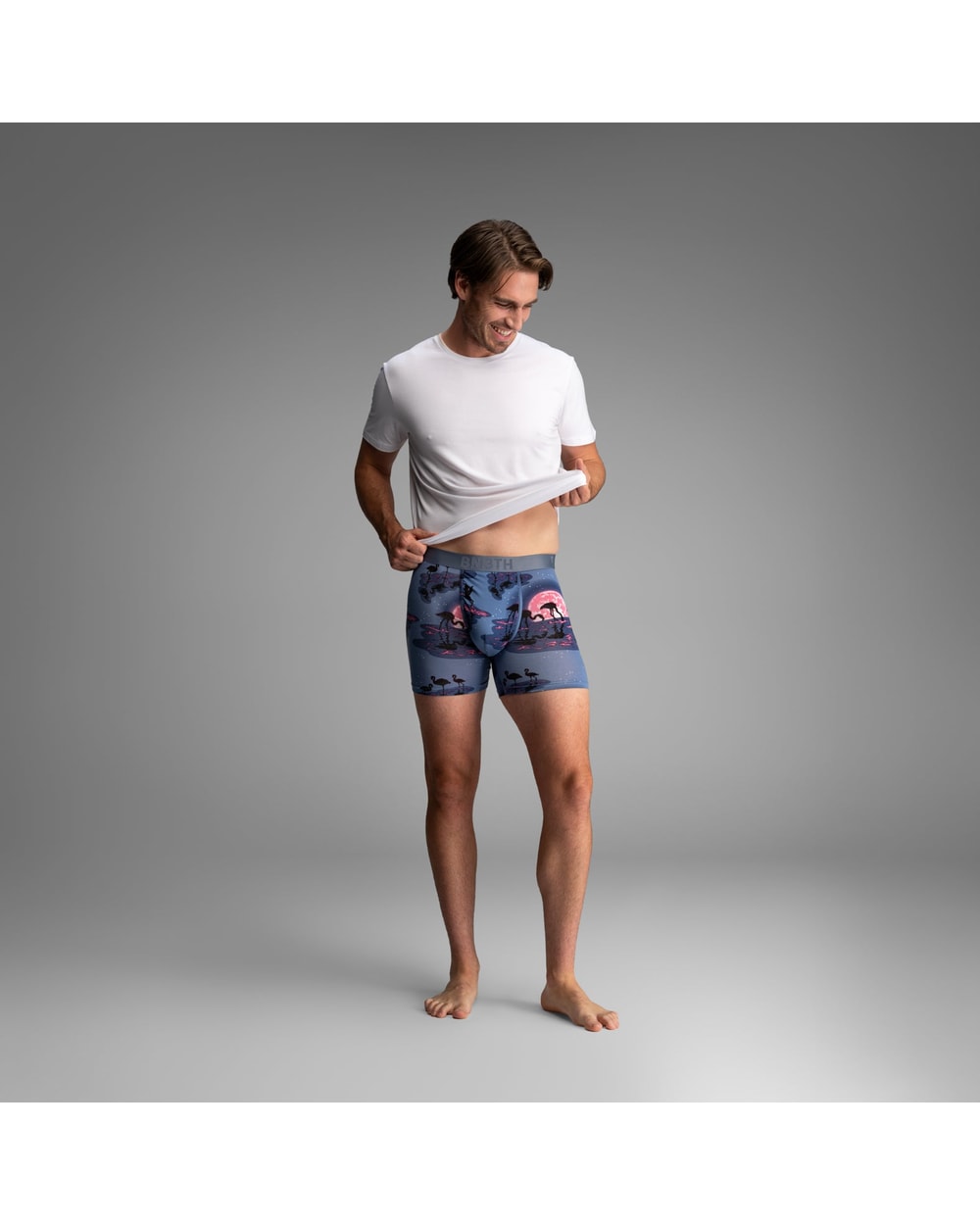 Bn3th Essentials Boxer Brief - Moonlight Flamingo Pink
