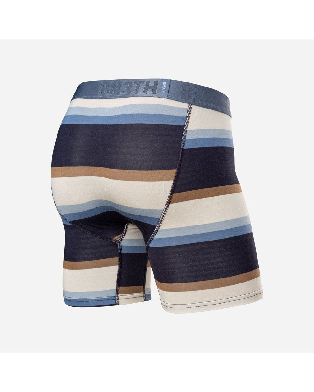Bn3th Essentials Boxer Brief - Retro Wide Stripe Dark Navy