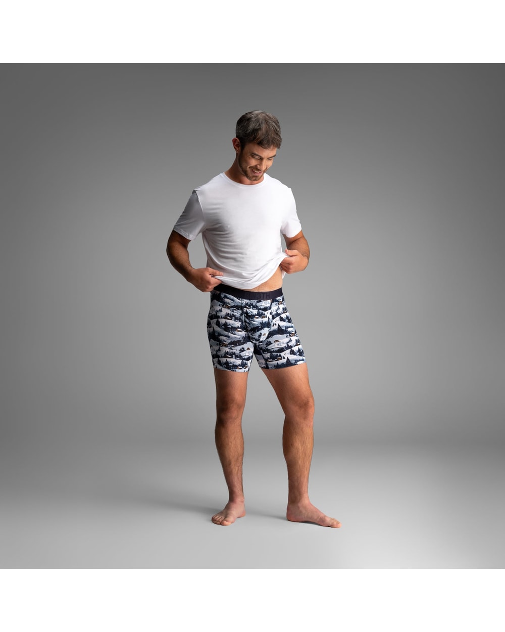 Bn3th Essentials Boxer Brief - Winter Town Blue