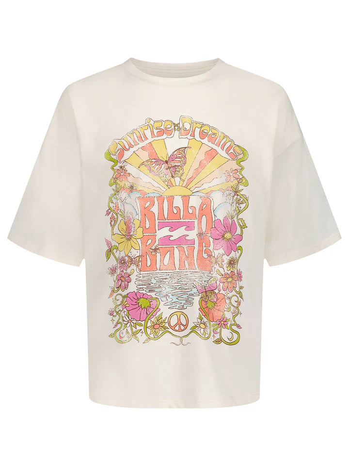 Billabong Girls' Oversized Sunrise T-Shirt