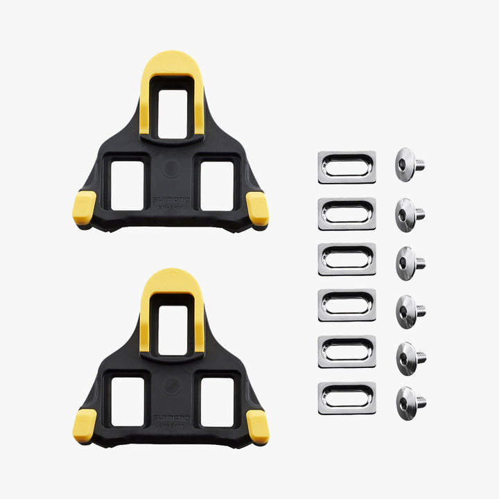 Shimano SM-SH11 SPD-SL 6-Degree Mode Cleats (Yellow)