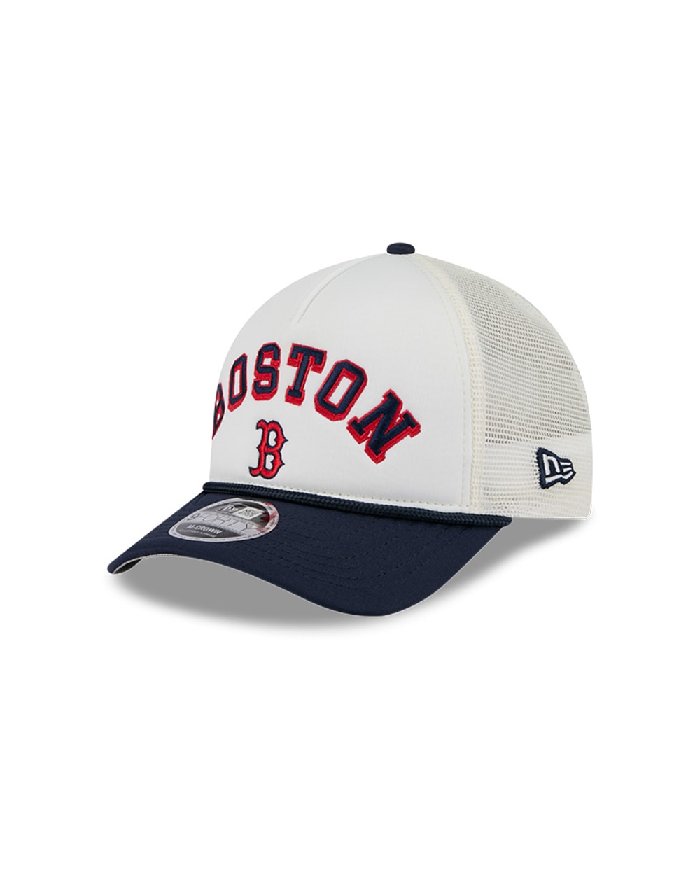 Boston Red Sox Chrome Arch 9FORTY M-Crown A-Frame Trucker Hat