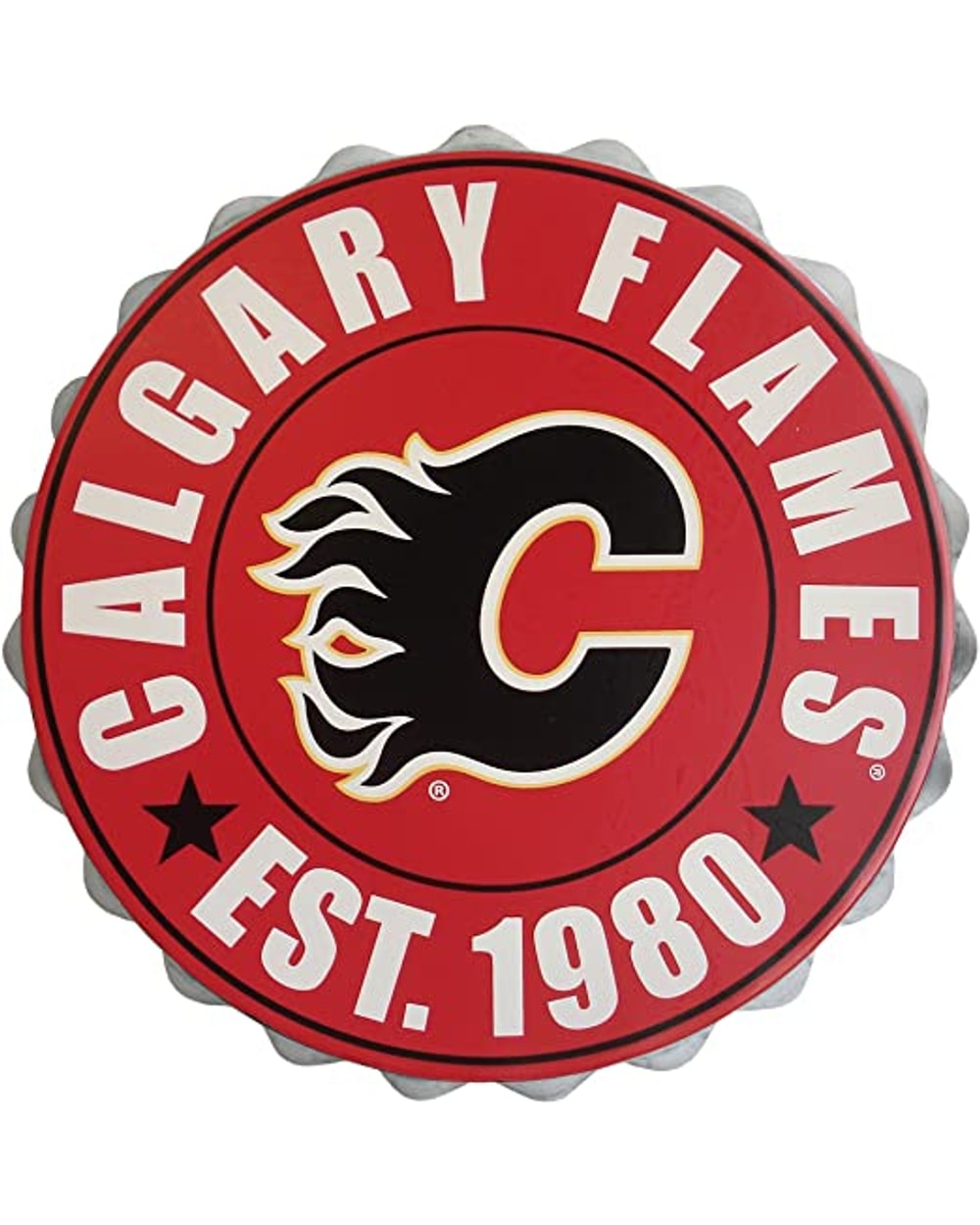 NHL Bottle Cap Wall Logo