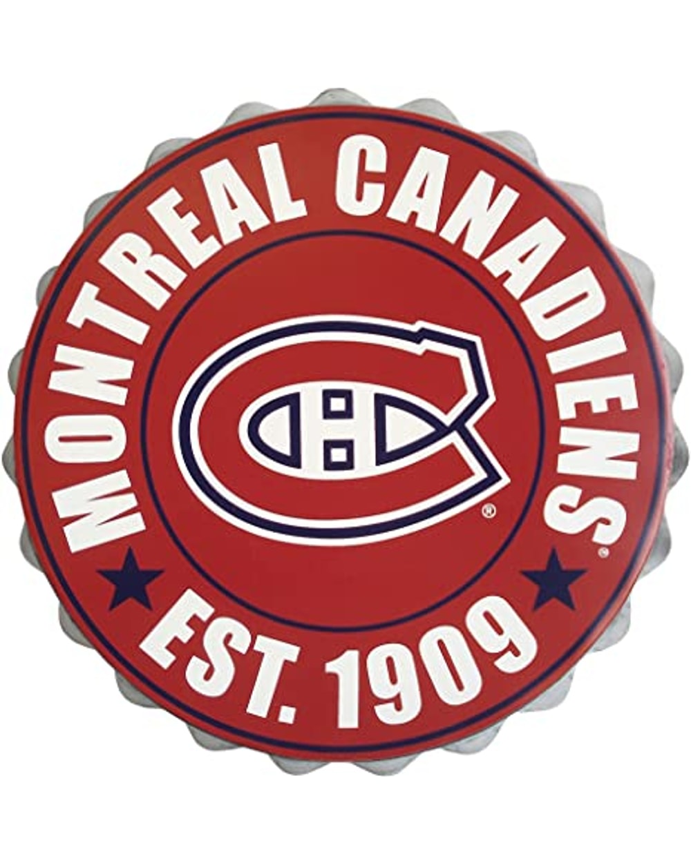 NHL Bottle Cap Wall Logo