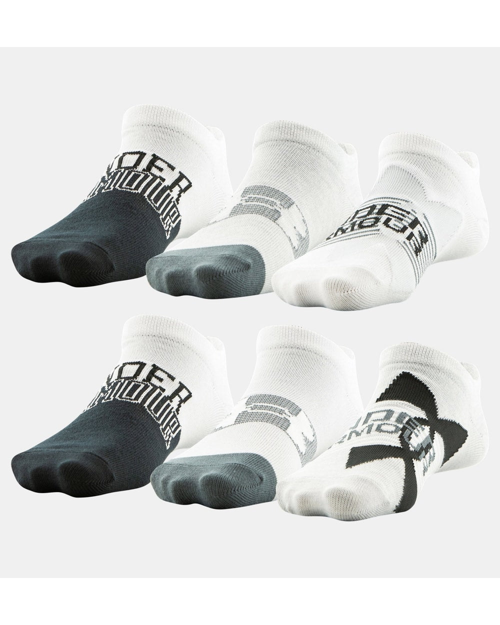 Boy's Essential Lite No-Show Socks - 6 Pack