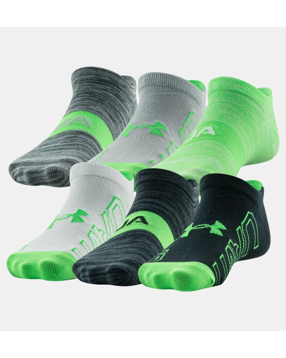 Boy's Essential Lite No-Show Socks - 6 Pack