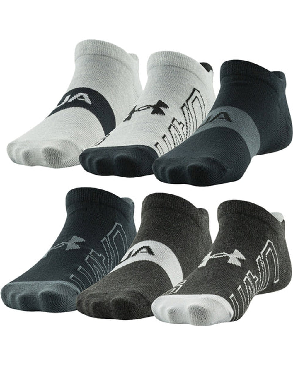 Boy's Essential Lite No-Show Socks - 6 Pack