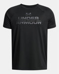 Under Armour Boy's Tech Split Wordmark Short Sleeve