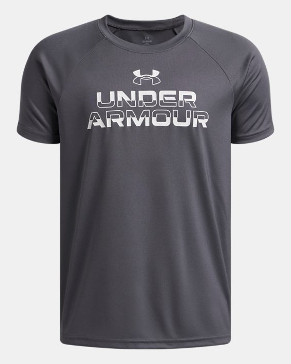 Under Armour Boy's Tech Split Wordmark Short Sleeve