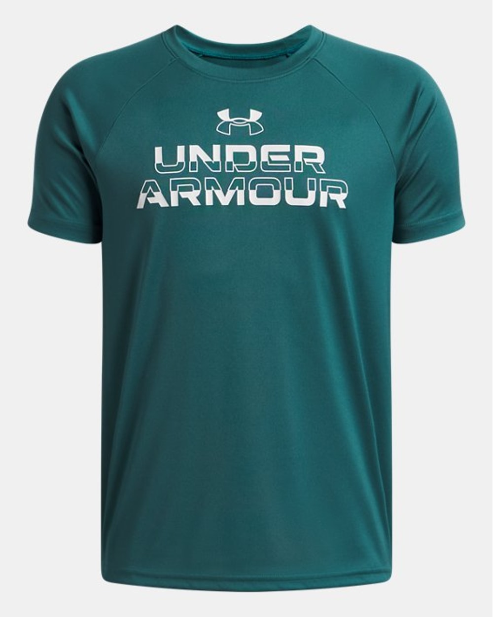 Under Armour Boy's Tech Split Wordmark Short Sleeve