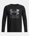 Boys' UA Tech Hybrid Print Fill Long Sleeve