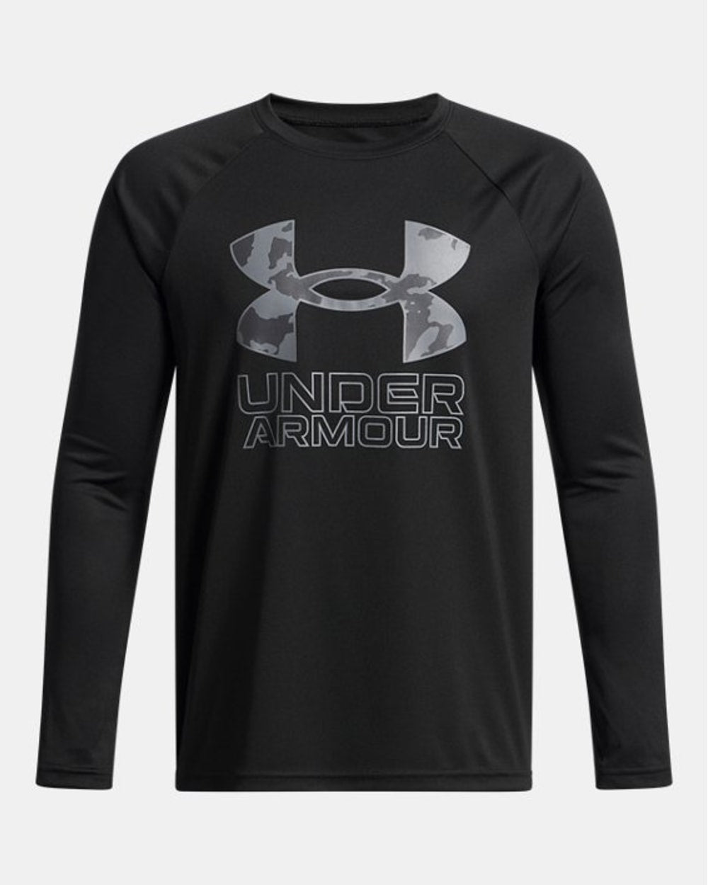 Boys' UA Tech Hybrid Print Fill Long Sleeve