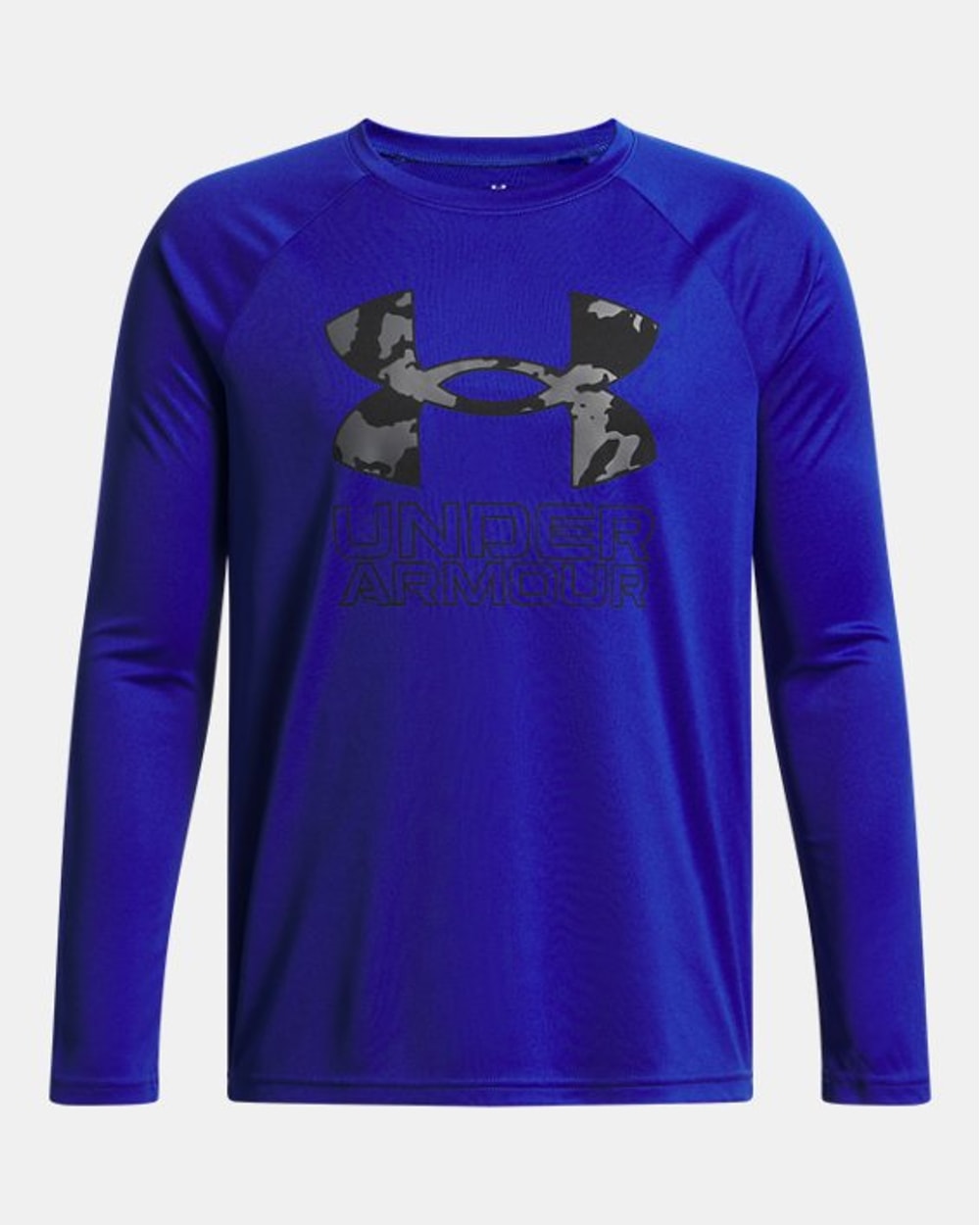 Boys' UA Tech Hybrid Print Fill Long Sleeve