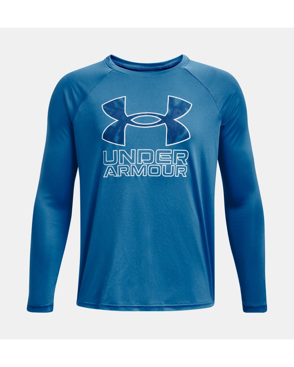 Boys' UA Tech Hybrid Print Fill Long Sleeve