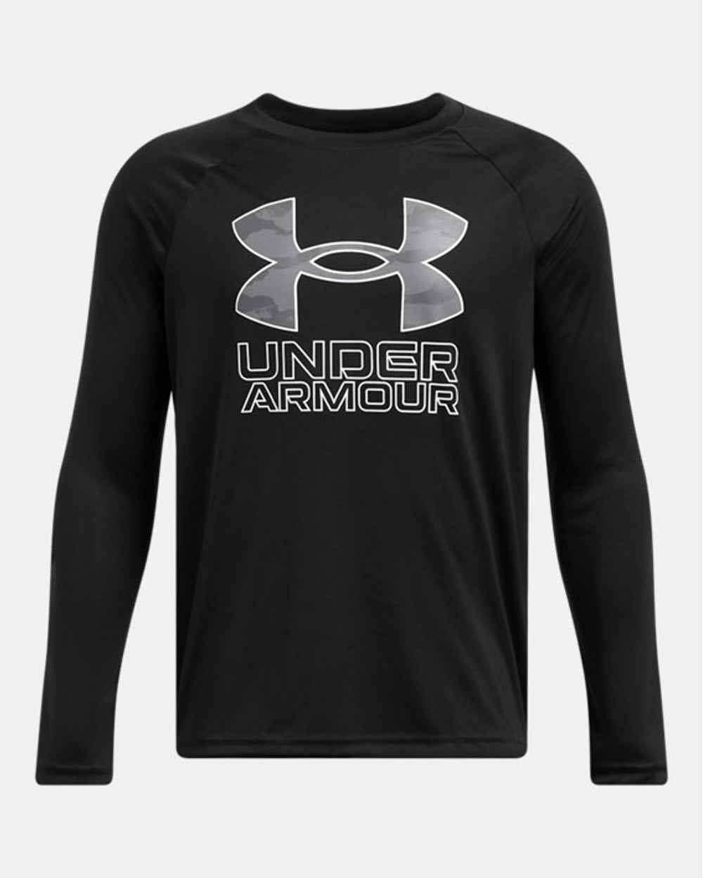 Boys' UA Tech Hybrid Print Fill Long Sleeve