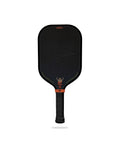 Bread & Butter Loco Elongated Pickleball Paddle - Black, front view