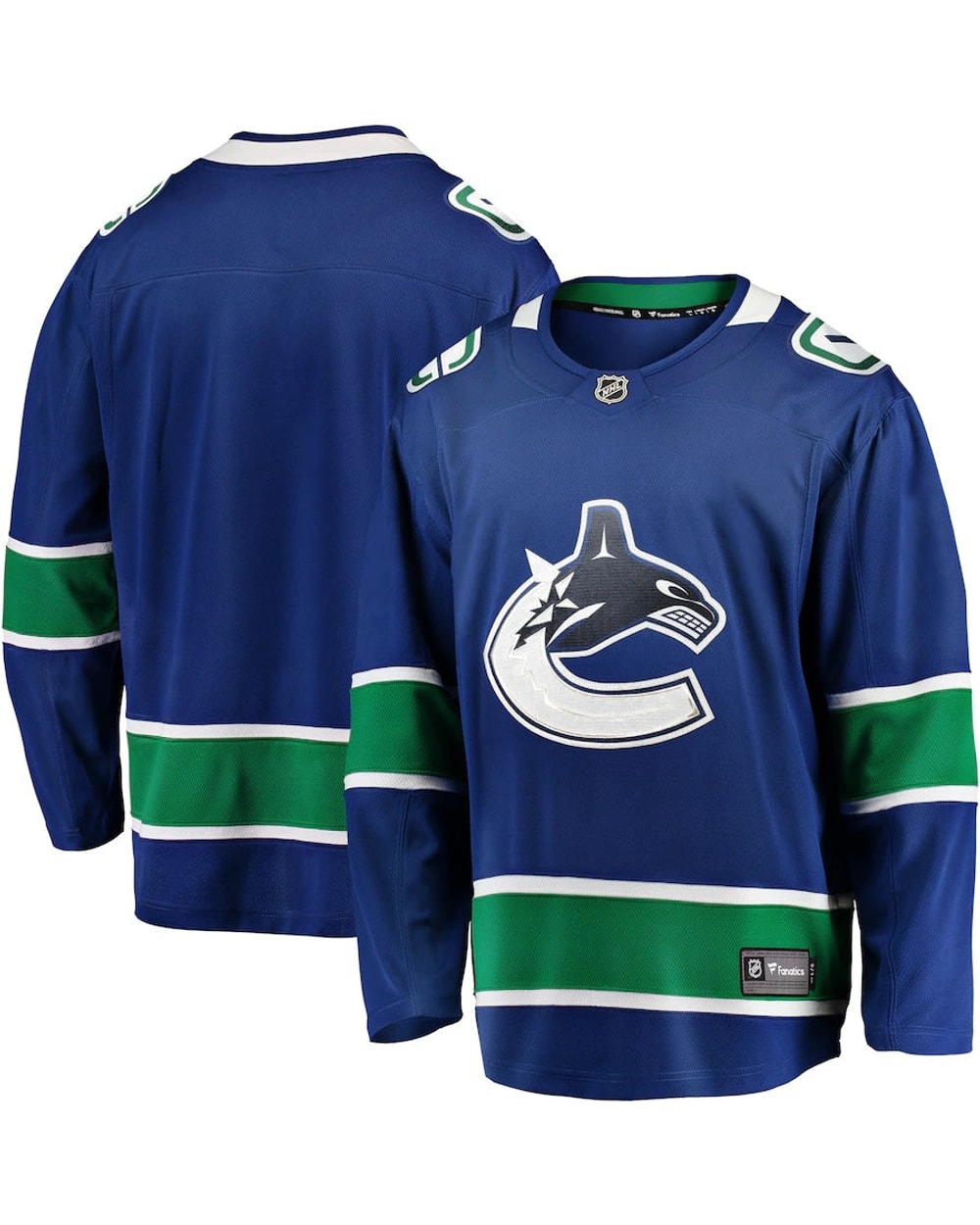Fanatics Vancouver Canucks Home Breakaway Jersey - Blank