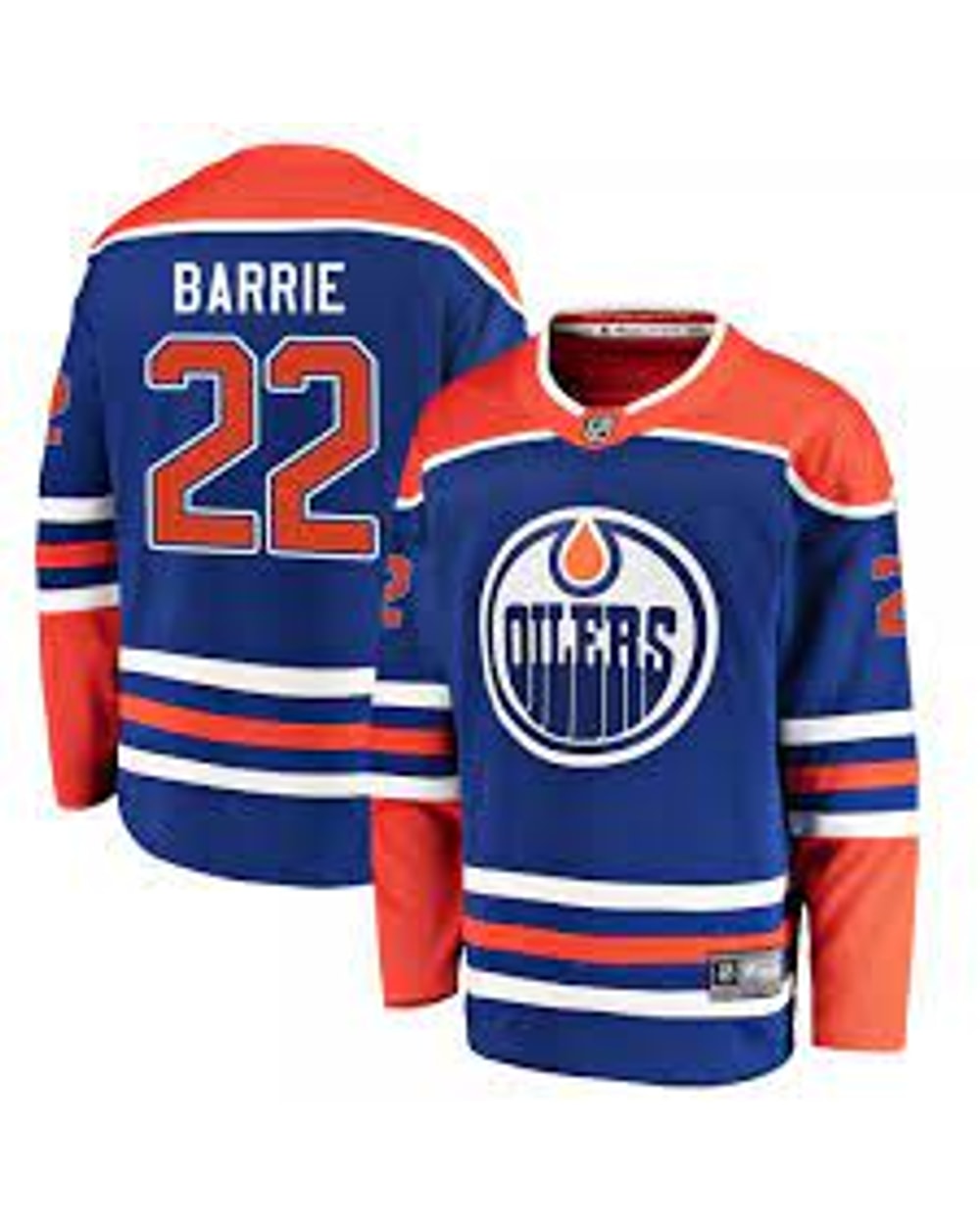 Fanatics Edmonton Oilers Breakaway Jersey - Barrie