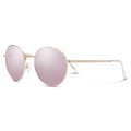 Suncloud Bridge City Sunglasses - Rose Gold/Polarized Pink Gold