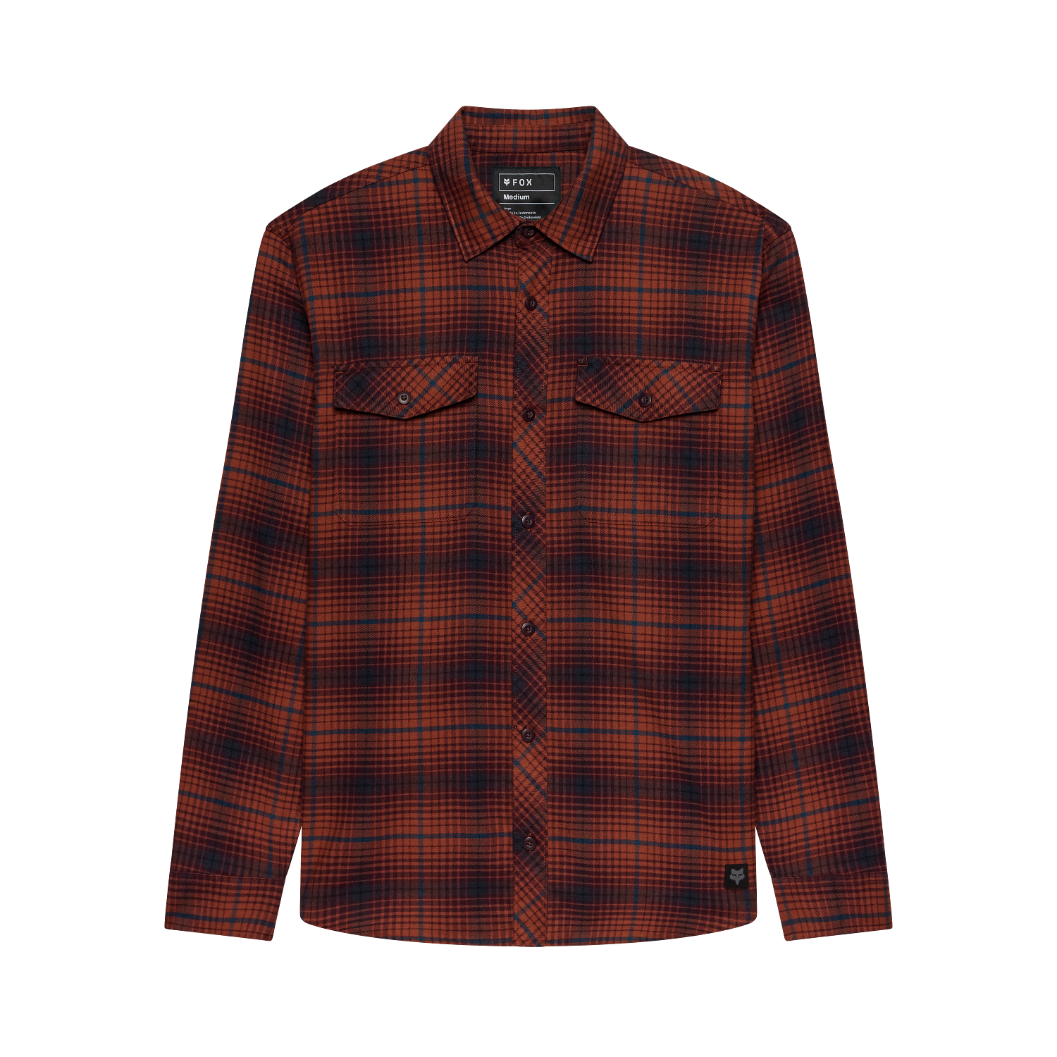 Fox Men's Survivalist Core Flannel Long Sleeve Shirt - Dark Orange
