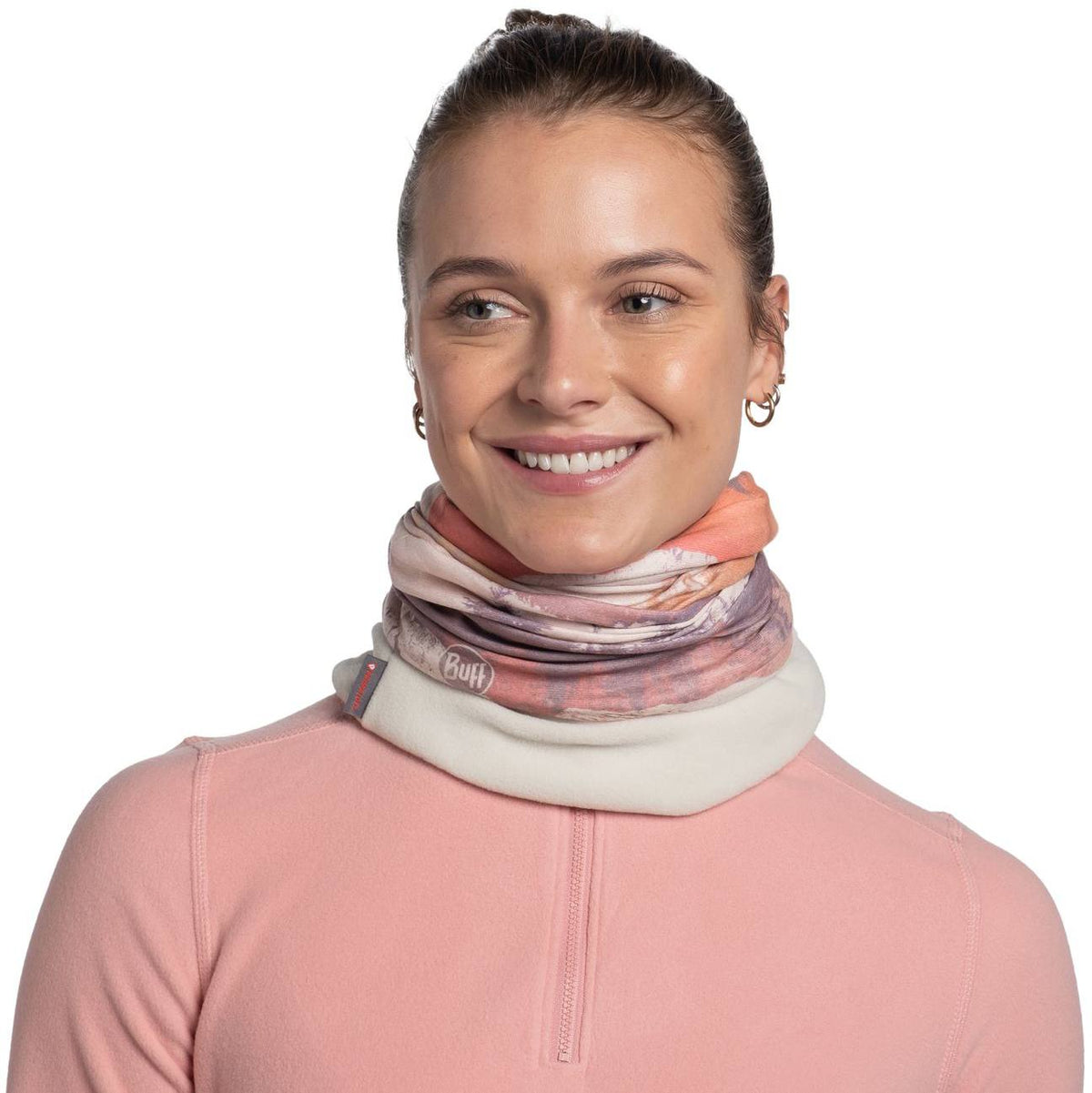 Buff Polar Neckwear - Metly Multi - Metly Multi, worn as neck gaiter