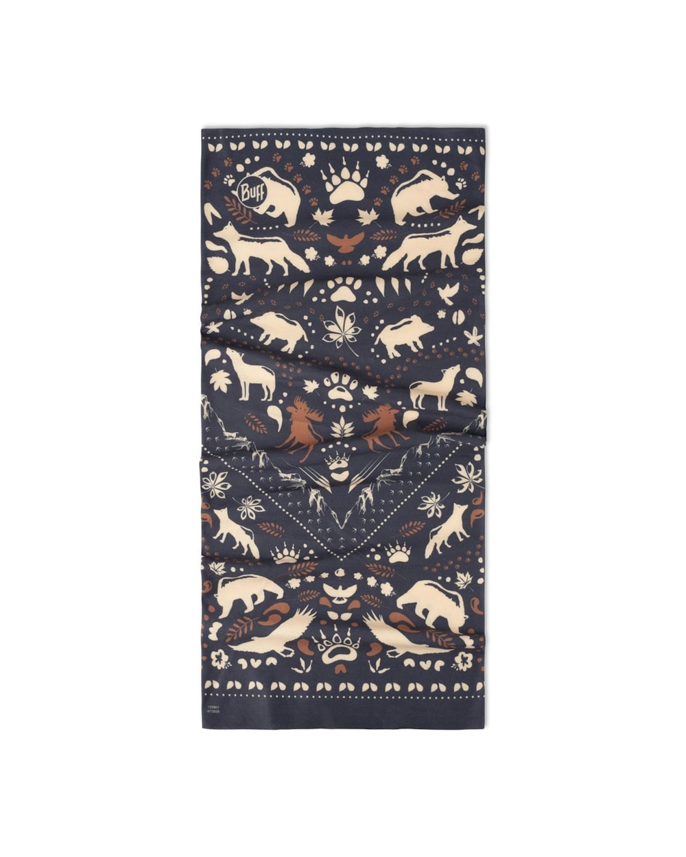 Buff Original EcoStretch Neckwear - Apalash Night Blue - Apalash Night Blue, flat