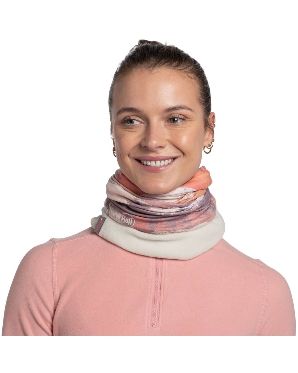 Buff Polar Neckwear - Metly Multi - Metly Multi, worn as neck gaiter