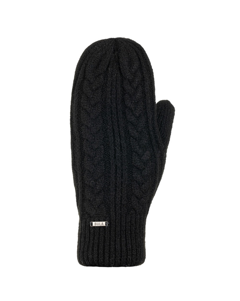 Bula Women's Florence Mittens - BLACK, front