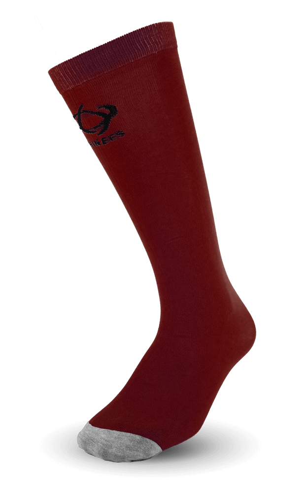 Thinees Junior Skate Socks - Burgundy