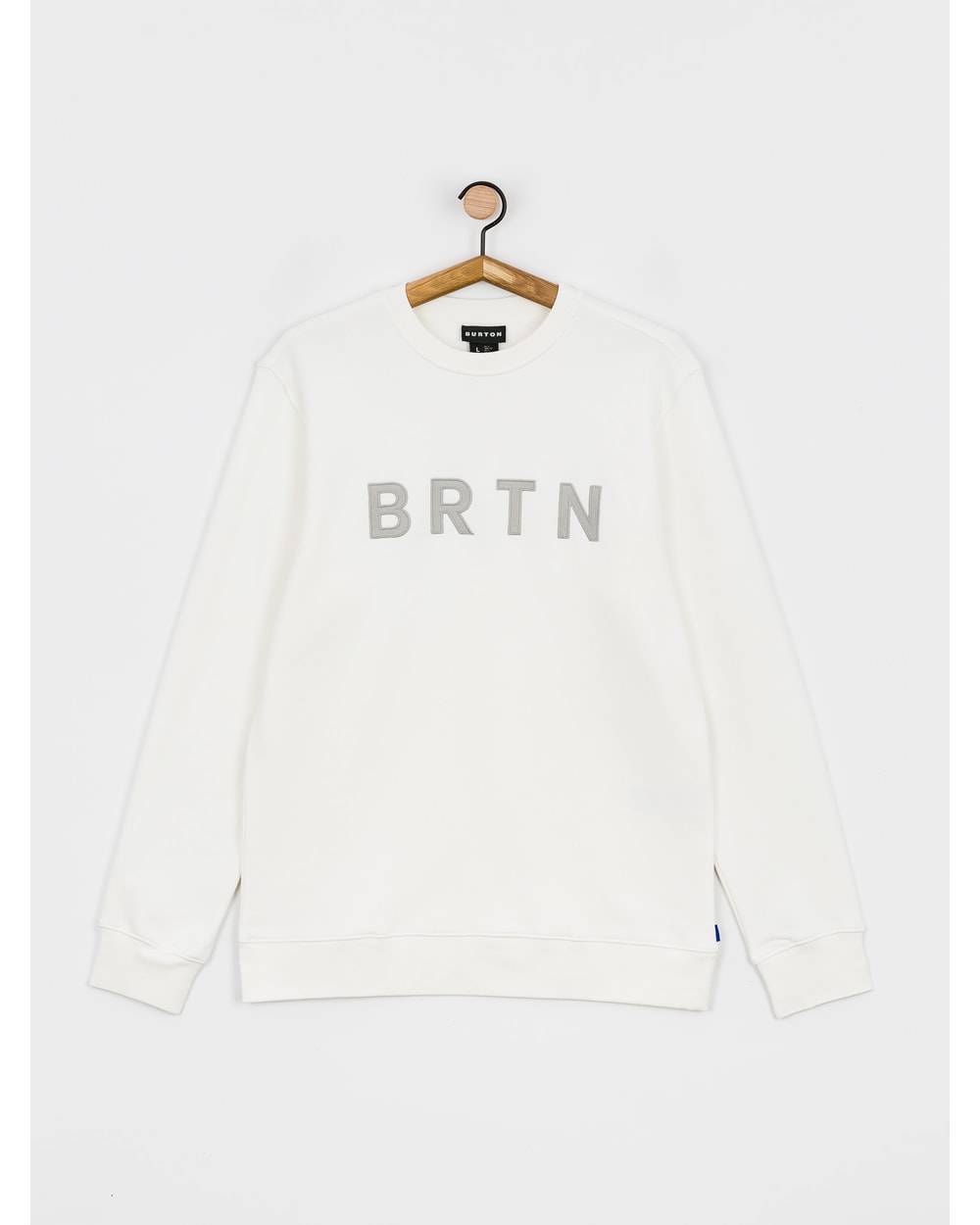 Burton BRTN Crewneck Sweatshirt - Stout White - front