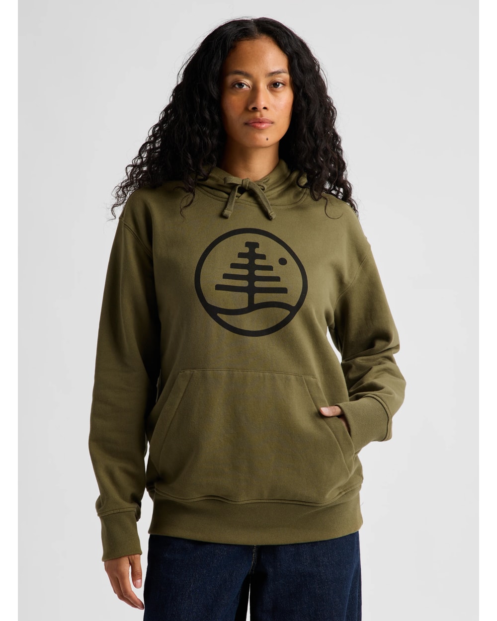 Burton Family Tree Pullover Hoodie (2026) - DRIED MOSS