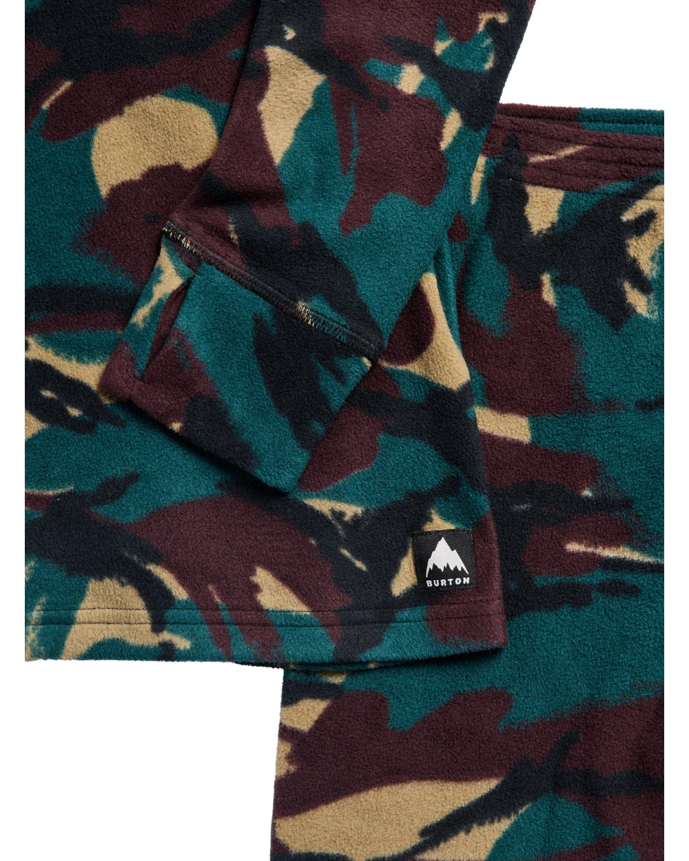 Burton Kids' Fleece Base Layer Set (2026) - SEERSUCKER CAMO