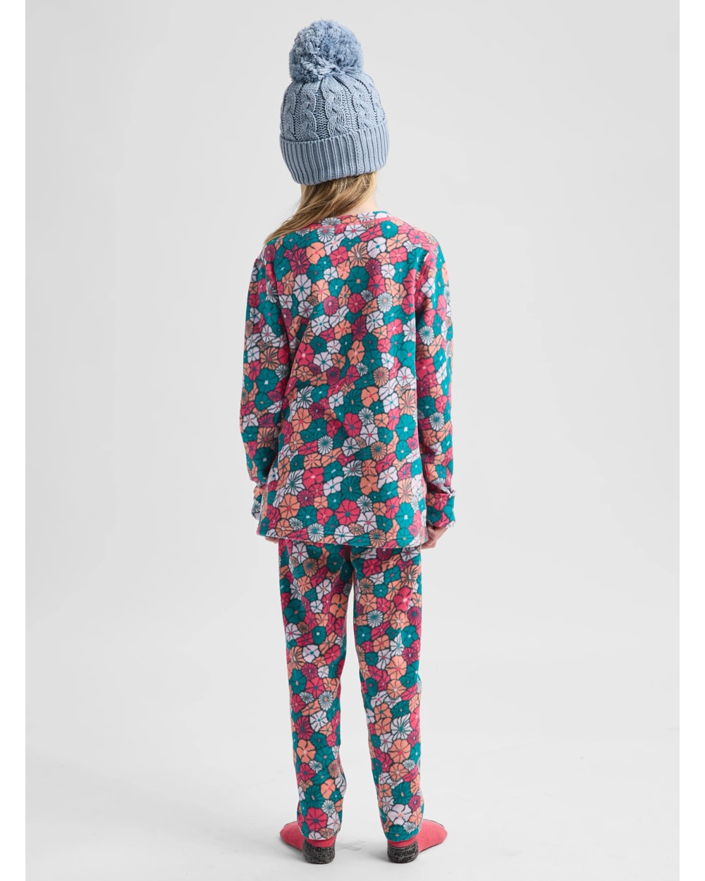 Burton Kids' Fleece Base Layer Set (2026) - POP FLORAL