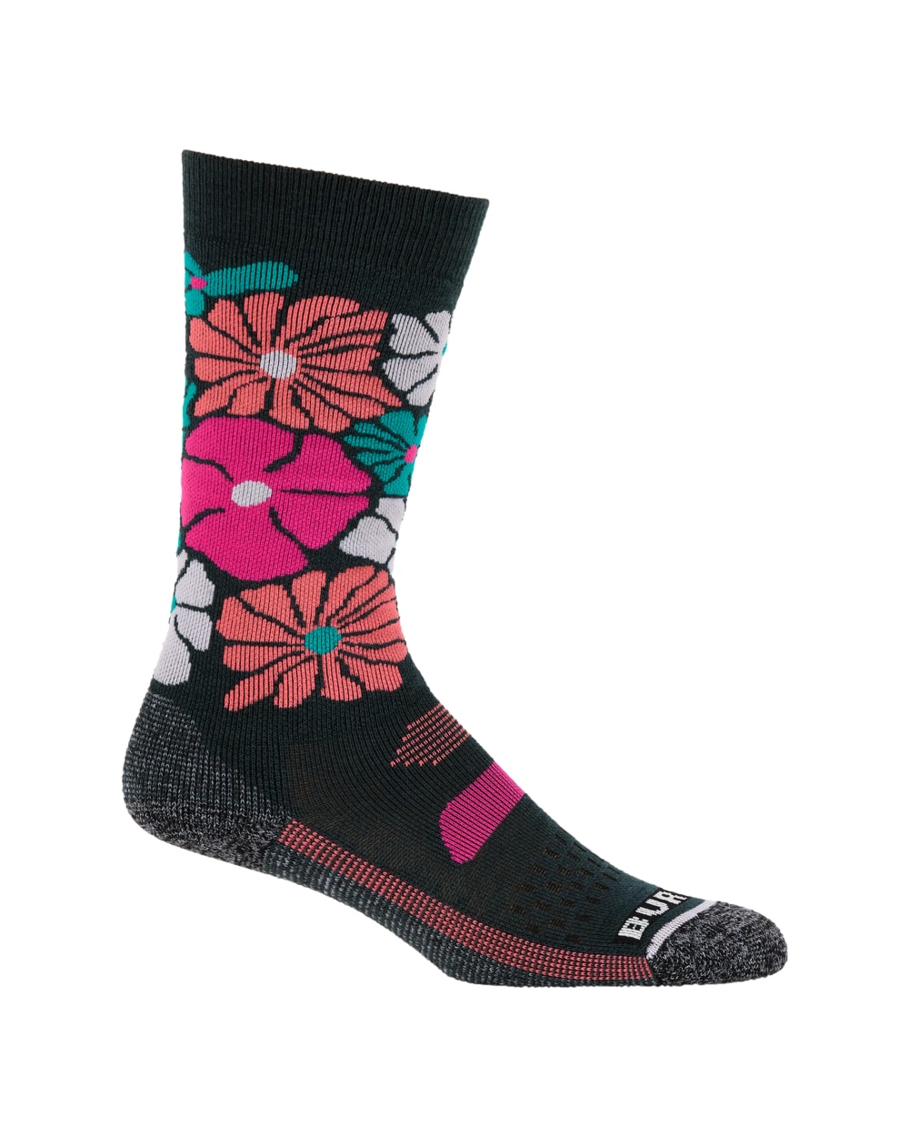 Burton Kids' Performance Midweight Socks (2026) - Pop Floral