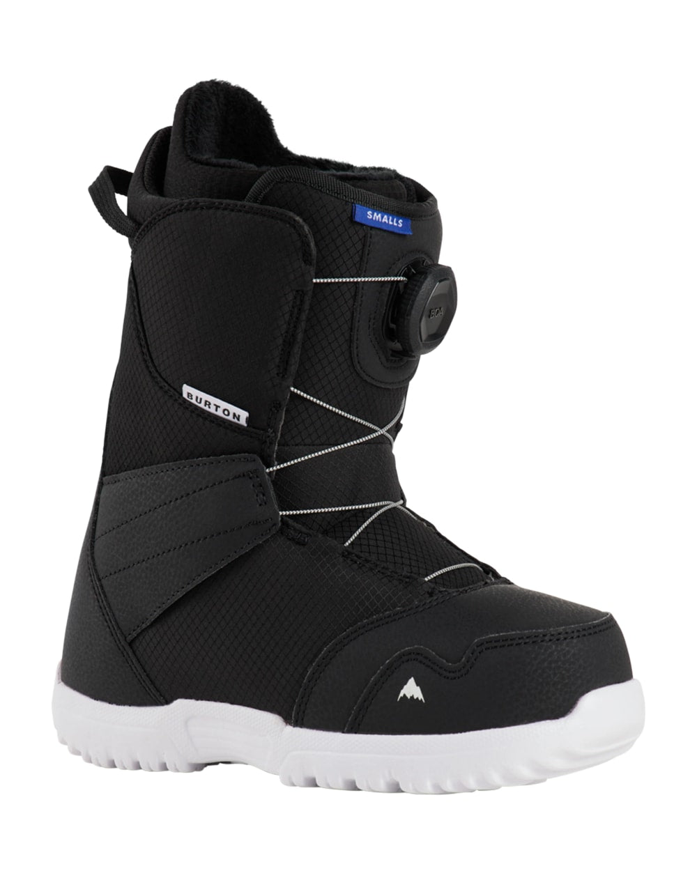 Burton Kids' Smalls BOA Snowboard Boots in Black - outside profile