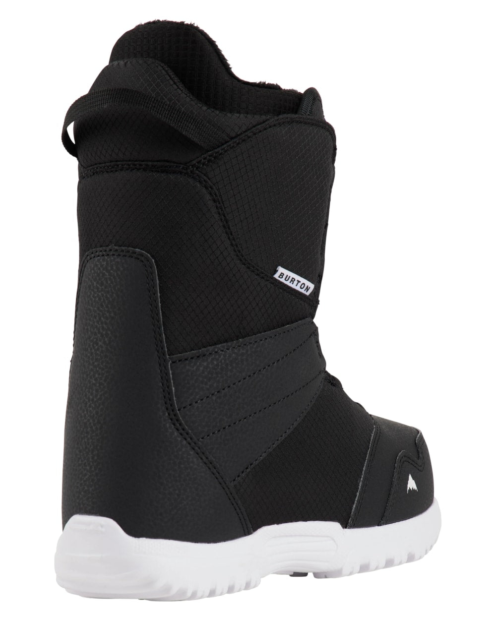 Burton Kids' Smalls BOA Snowboard Boots in Black - rear three-quarter