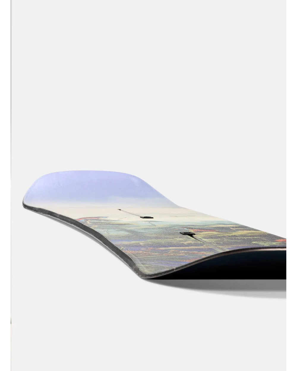 Burton Men's Custom Camber Snowboard - Jungle, camber profile view