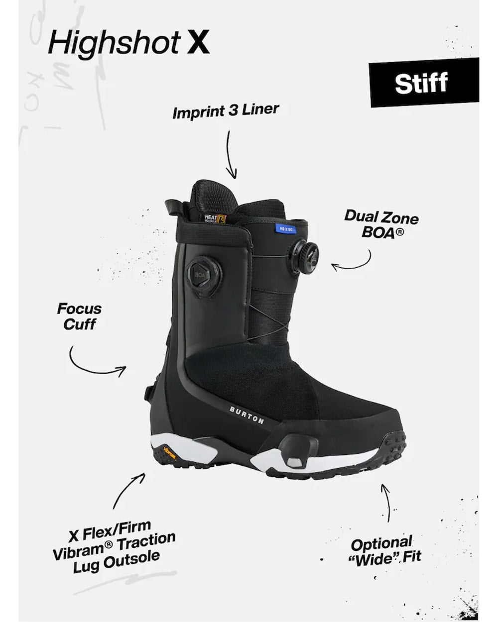 Burton Men's Highshot X Step On® Snowboard Boots