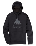 Burton Men's Oak Pullover Hoodie - True Black Heather