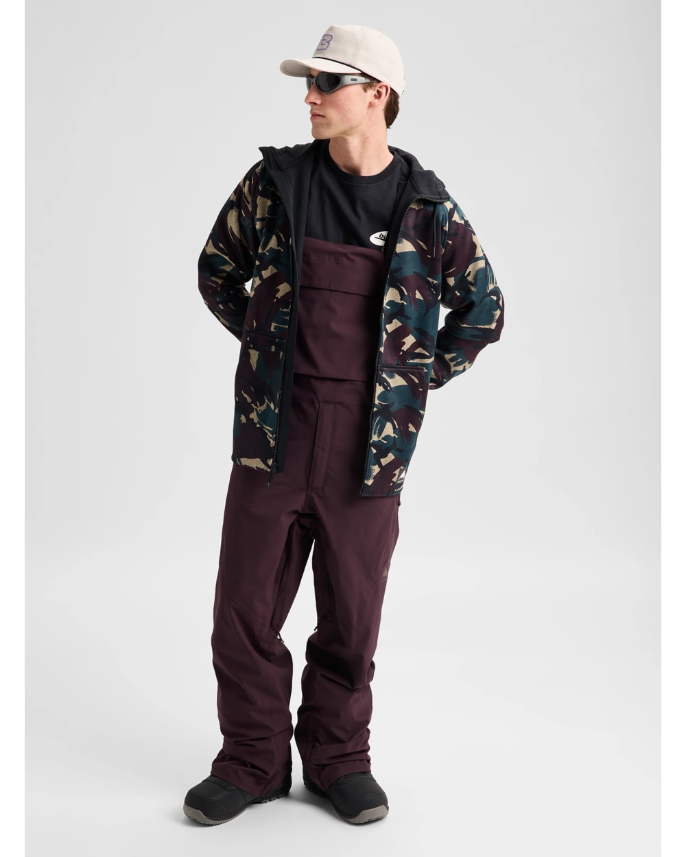 Burton Men's Reserve 2L Bib Pants (2026) - Bear Hug Brown