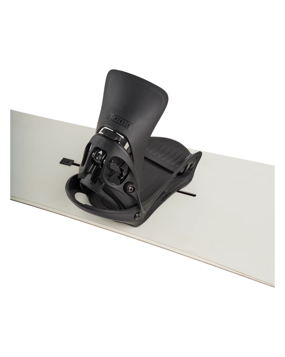 Burton Men's Step On Cartel X Snowboard Bindings - Black - mounted on board