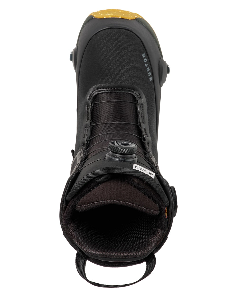 Burton Men's Waverange Plus Step On Snowboard Boots in Black - top-down view