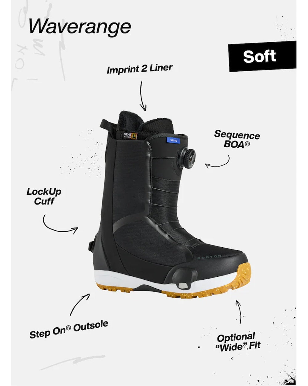 Burton Men's Waverange Step On® Snowboard Boots