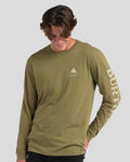 Burton Elite Long Sleeve T-Shirt Martini Olive front