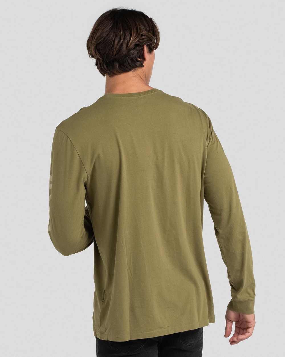 Burton Elite Long Sleeve T-Shirt Martini Olive back